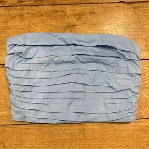 Abercrombie & Fitch Light Blue Crop Top